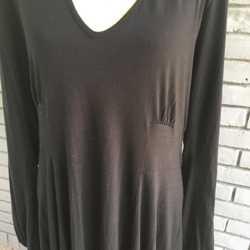 ASOS Black Dress w V neckline and 16.
